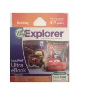 Leapfrog LeapPad Ultra eBook Cartrdge Disney Pixar Cars 2  Sealed NEW!